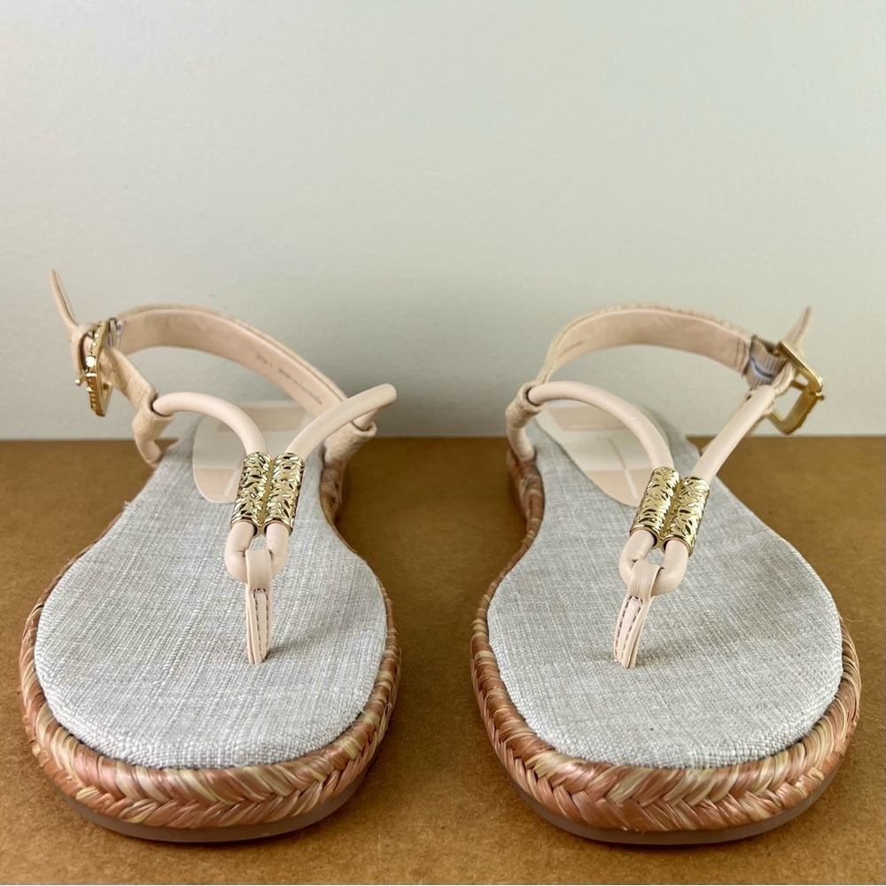 NEW DOLCE VITA BEIGE SLINGBACK SANDALS - Picture 10 of 12